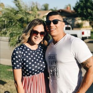 Patriotic maxi dress